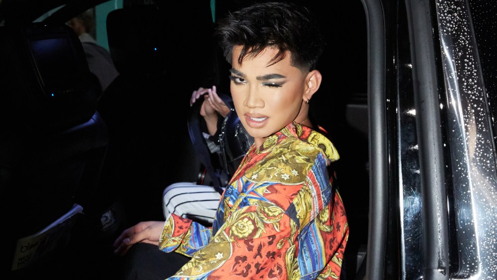 Bretman Rock getting ready to attend the Jeremy Scott show in New York.