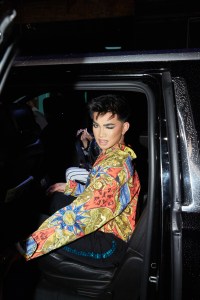 Bretman Rock getting ready to attend the Jeremy Scott show in New York.
