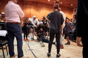 A rehearsal of Porgy & Bess at the Met Opera.