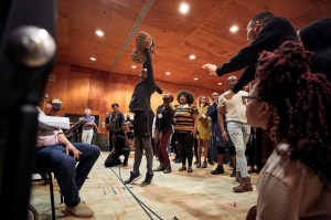 A rehearsal of Porgy & Bess at the Met Opera.