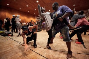 A rehearsal of Porgy & Bess at the Met Opera.