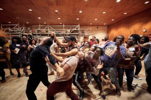 A rehearsal of Porgy & Bess at the Met Opera.