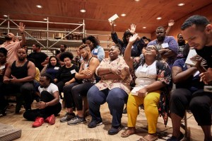 A rehearsal of Porgy & Bess at the Met Opera.