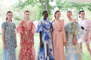 Backstage at Carolina Herrera RTW Spring 2020