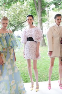 Backstage at Carolina Herrera RTW Spring 2020