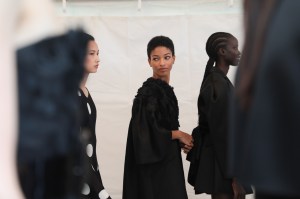 Backstage at Carolina Herrera RTW Spring 2020