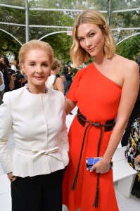 Carolina Herrera and Karlie Kloss
