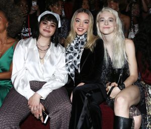 Barbie Ferreira, Sydney Sweeney and Hunter SchaferTommy Hilfiger show, Front Row, Spring Summer 2020, New York Fashion Week, USA - 08 Sep 2019