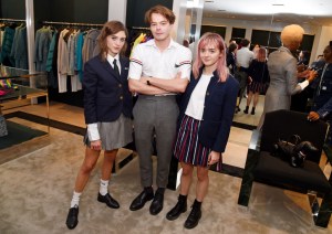 Natalia Dyer, Charlie Heaton and Maisie Williams