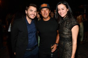 Emile Hirsch, Jimmy Chin and Chai Vasarhelyi