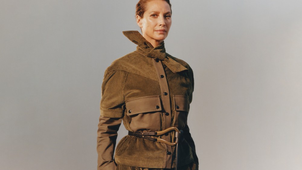 A visual from Matches' debut campaign featuring Christy Turlington Burns