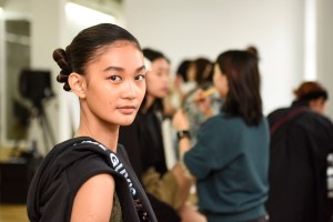 Backstage at Claudia Li RTW Spring 2020