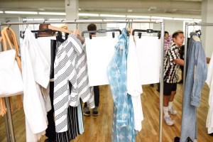 Backstage at Claudia Li RTW Spring 2020