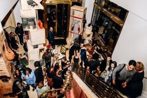 The scene at the The Coach Originals Pop-Up party.