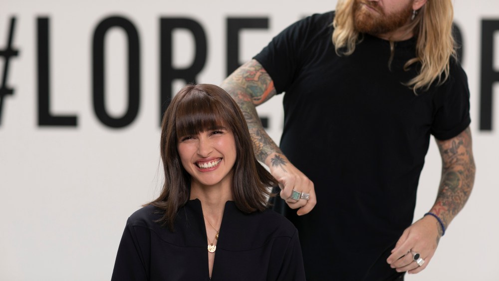 A L'Oréal hairstylist