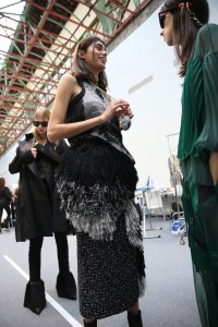 Backstage at Sacai RTW Spring 2020