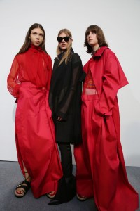 Backstage at Sacai RTW Spring 2020