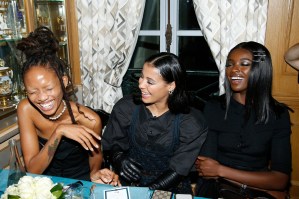 Sami Miro and Leomie Anderson