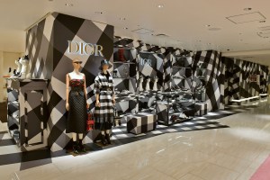 The Dior pop-ups at Isetan.