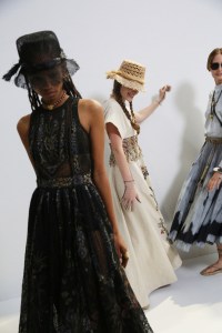 Backstage at Dior RTW Spring 2020