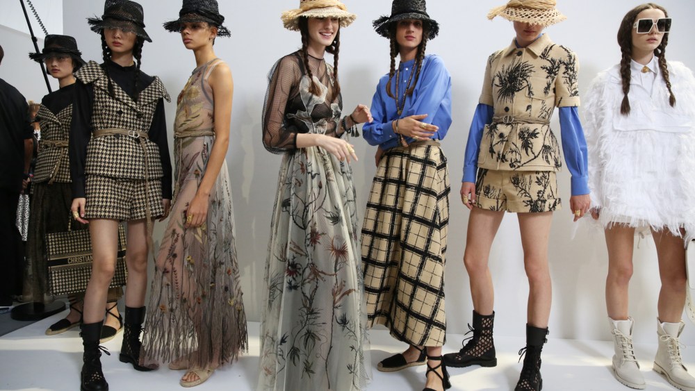 Backstage at Dior RTW Spring 2020