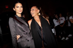 Kendall Jenner and Donna Karan