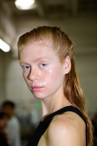 Backstage at Eckhaus Latta RTW Spring 2020