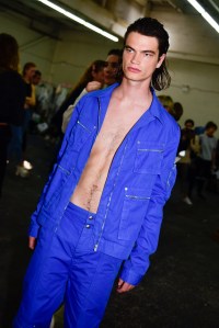 Backstage at Eckhaus Latta RTW Spring 2020