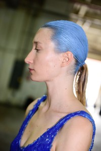 Backstage at Eckhaus Latta RTW Spring 2020