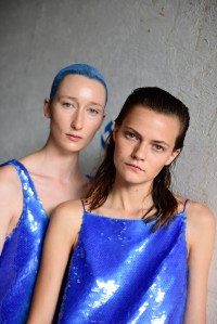 Backstage at Eckhaus Latta RTW Spring 2020