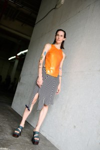 Backstage at Eckhaus Latta RTW Spring 2020