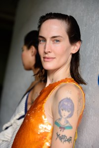 Backstage at Eckhaus Latta RTW Spring 2020