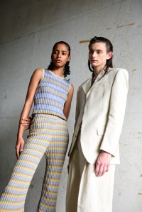 Backstage at Eckhaus Latta RTW Spring 2020