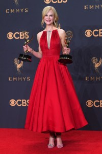 Nicole Kidman - Outstanding Actress in a Limited Series - Big Little Lies
69th Primetime Emmy Awards, Press Room, Los Angeles, USA - 17 Sep 2017
WEARING CALVIN KLEIN BY APPOINTMENT