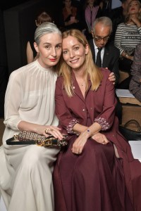Erin O'connor and Lucie de la Falaise