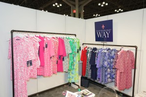 Vivid colors filled Jacksonville, Florida retailer Katherine Way’s booth.