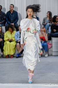 Yuhan Wang Ready to Wear Spring 2020, photographed in London on Feb 13th, 2019. 