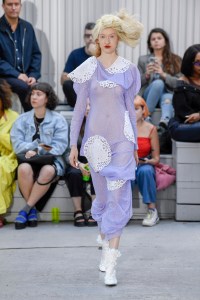 Yuhan Wang Ready to Wear Spring 2020, photographed in London on Feb 13th, 2019. 