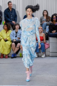 Yuhan Wang Ready to Wear Spring 2020, photographed in London on Feb 13th, 2019. 