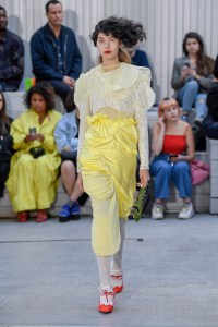 Yuhan Wang Ready to Wear Spring 2020, photographed in London on Feb 13th, 2019. 