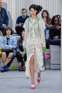 Yuhan Wang Ready to Wear Spring 2020, photographed in London on Feb 13th, 2019. 