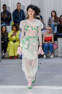 Yuhan Wang Ready to Wear Spring 2020, photographed in London on Feb 13th, 2019. 