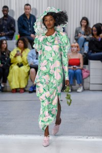 Yuhan Wang Ready to Wear Spring 2020, photographed in London on Feb 13th, 2019. 
