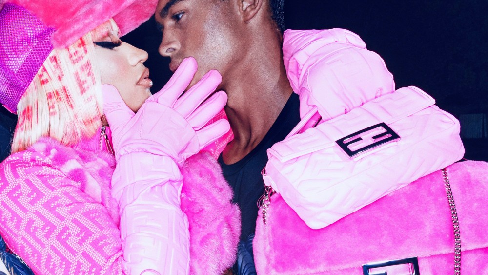 A look from Fendi's collaboration with Nicki Minaj.