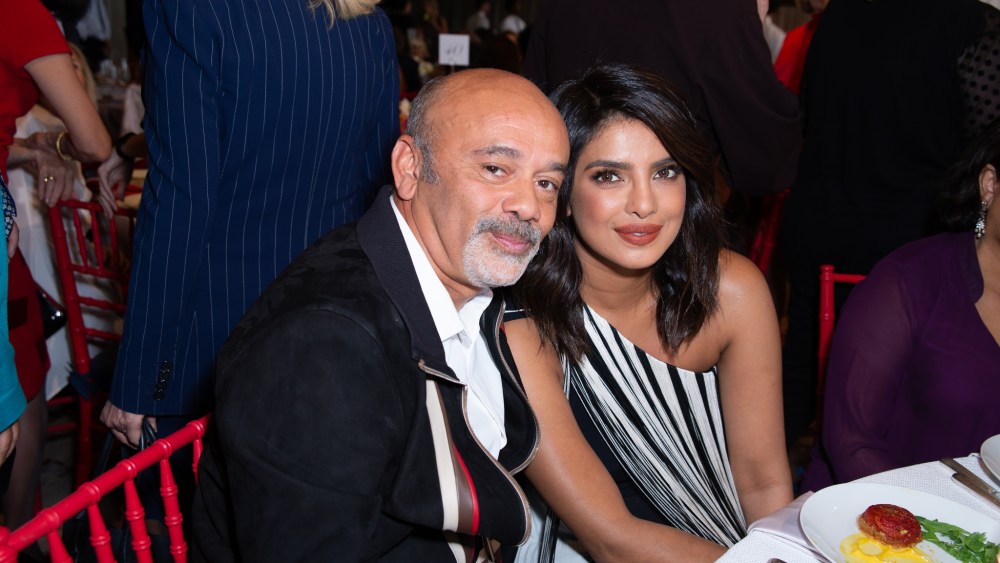 Christian Louboutin and Priyanka Chopra