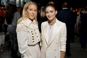 Ellie Goulding and Olivia Palermo in the front row