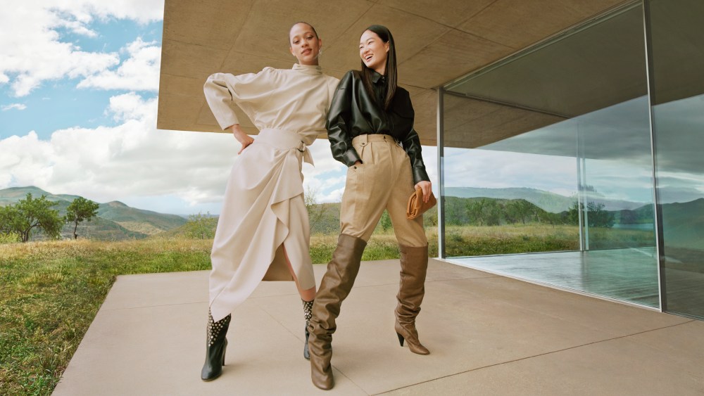 A visual from Net-a-porter's fall 2019 campaign