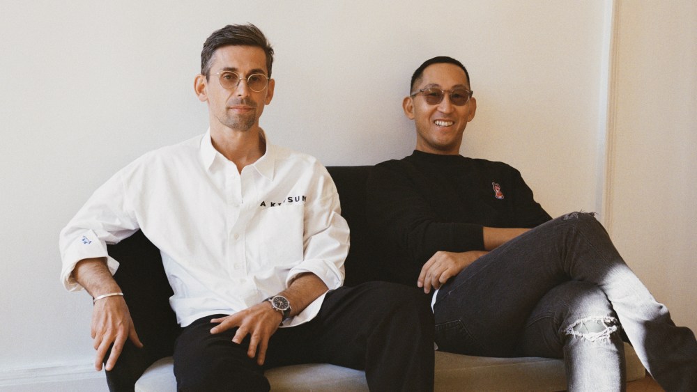 Gildas Loaëc and Masaya Kuroki of Maison Kitsuné.