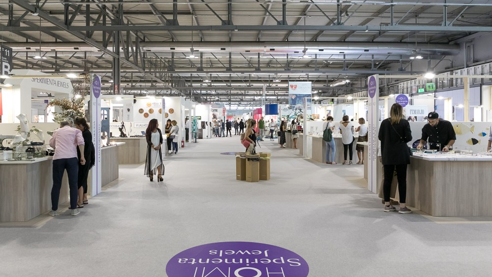The atmosphere at the Homi Fashion&Jewels trade show in September.