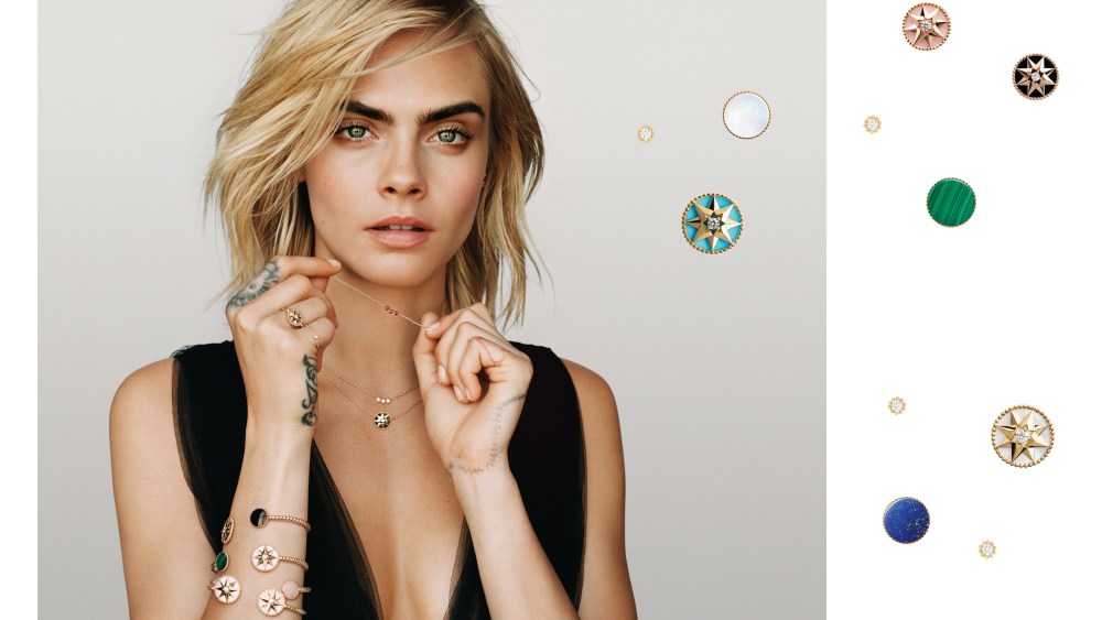 Cara Delevingne Named Face of Dior Rose des Vents Joaillerie Collection
